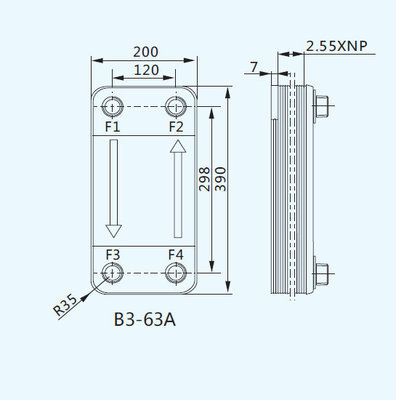 【廠家直銷 空氣換熱器 板式換熱器 哈雷釬焊板式換熱器B3-63A-20】價格,廠家,圖片,換熱器,寧波市哈雷換熱設備-